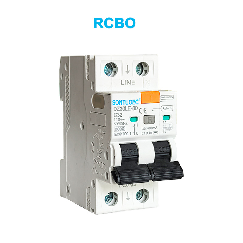 2p oqish oqimini buzuvchi 6ka IEC61009.1Stand Sifat RCBO