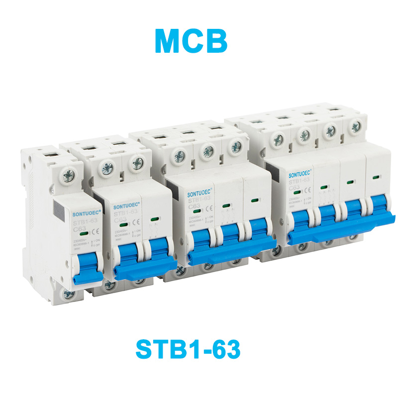 Raqobatbardosh C65 tuzilmasi STB1-63 seriyali miniatyura tutqichini buzuvchi MCB
