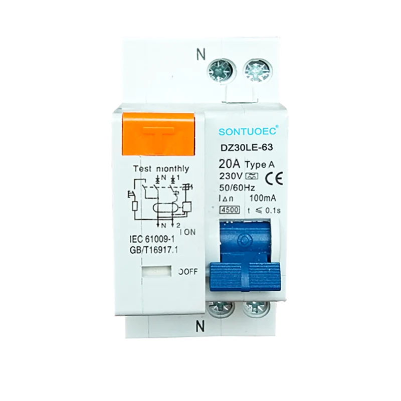 1p + n Elektron rcbo