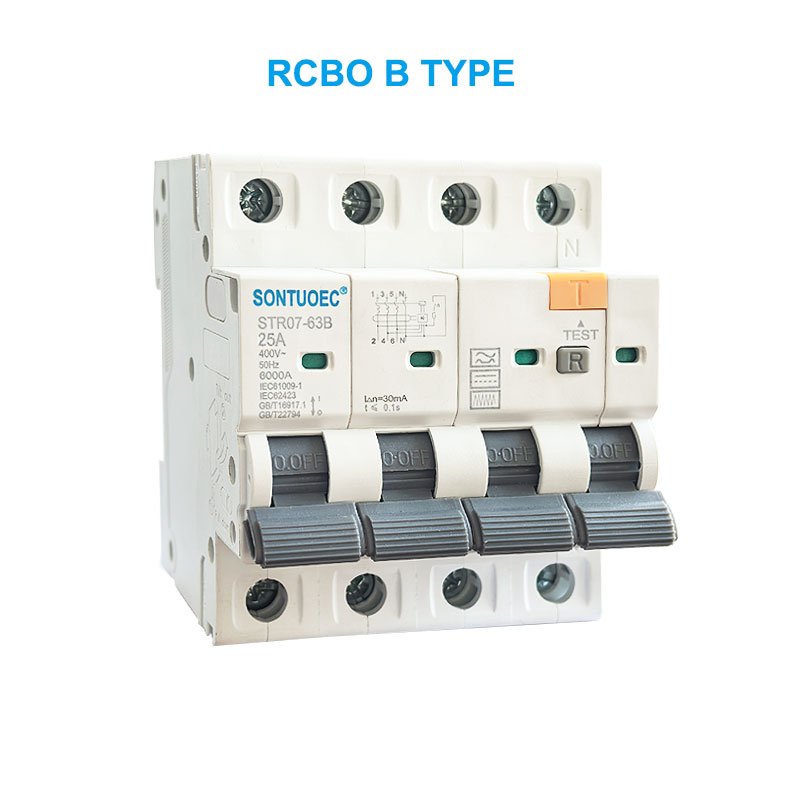 Stro7-63b rcbo b versiyada qoldiqli elektr uzumchi